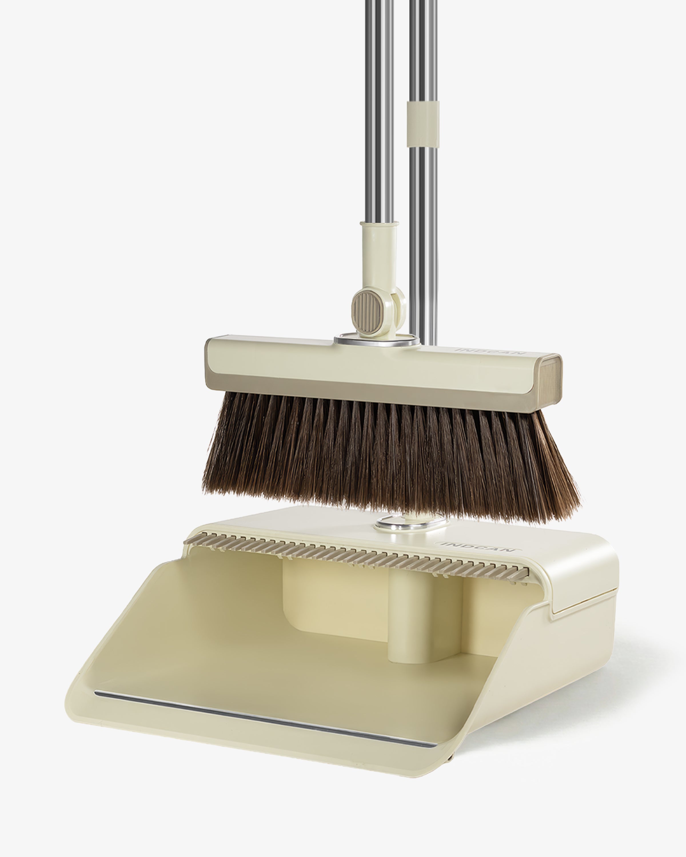 INDCAN® Broom & Dustpan Santra Pro